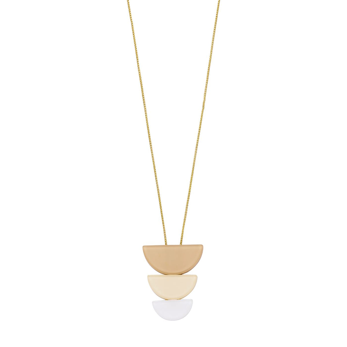 Collier - Denton Halsketting Multi Beige