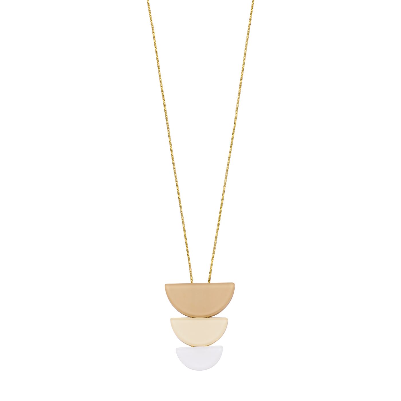 Collier - Denton Halsketting Multi Beige