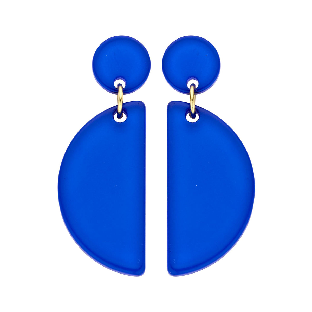 Boucles D'Oreilles - Denton Oorbellen Felblauw