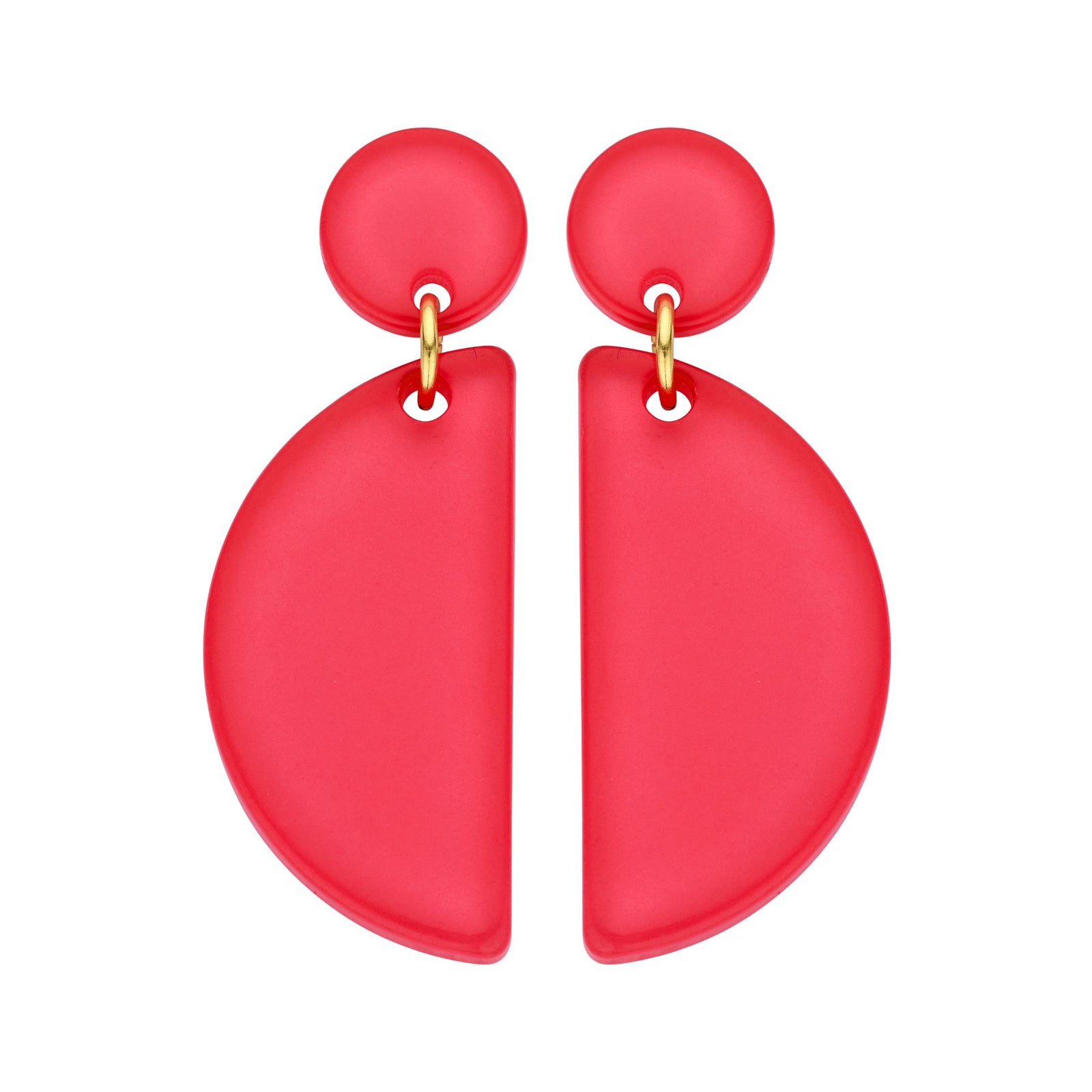 Boucles D'Oreilles - Denton Oorbellen Fuchsia