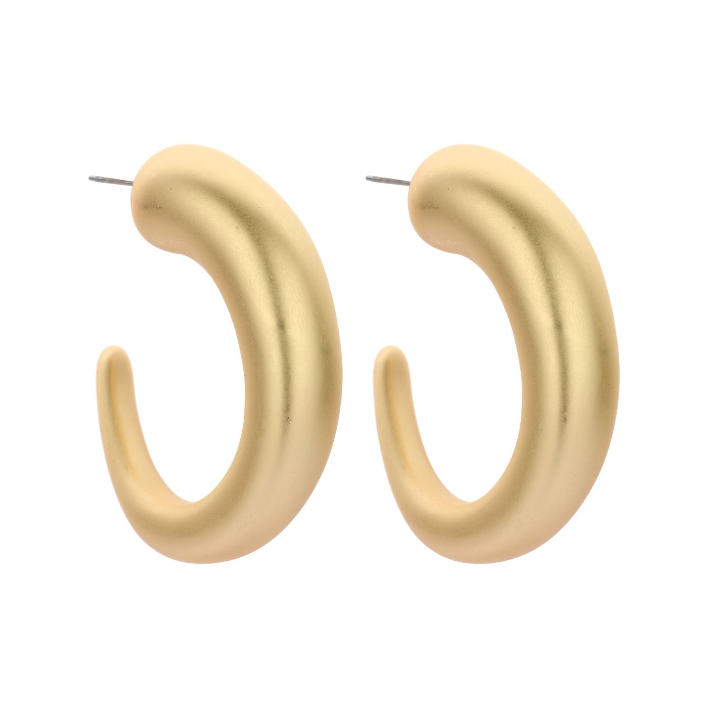 Boucles D'Oreilles - Dob126 Oorbellen Goudkleurig Mat