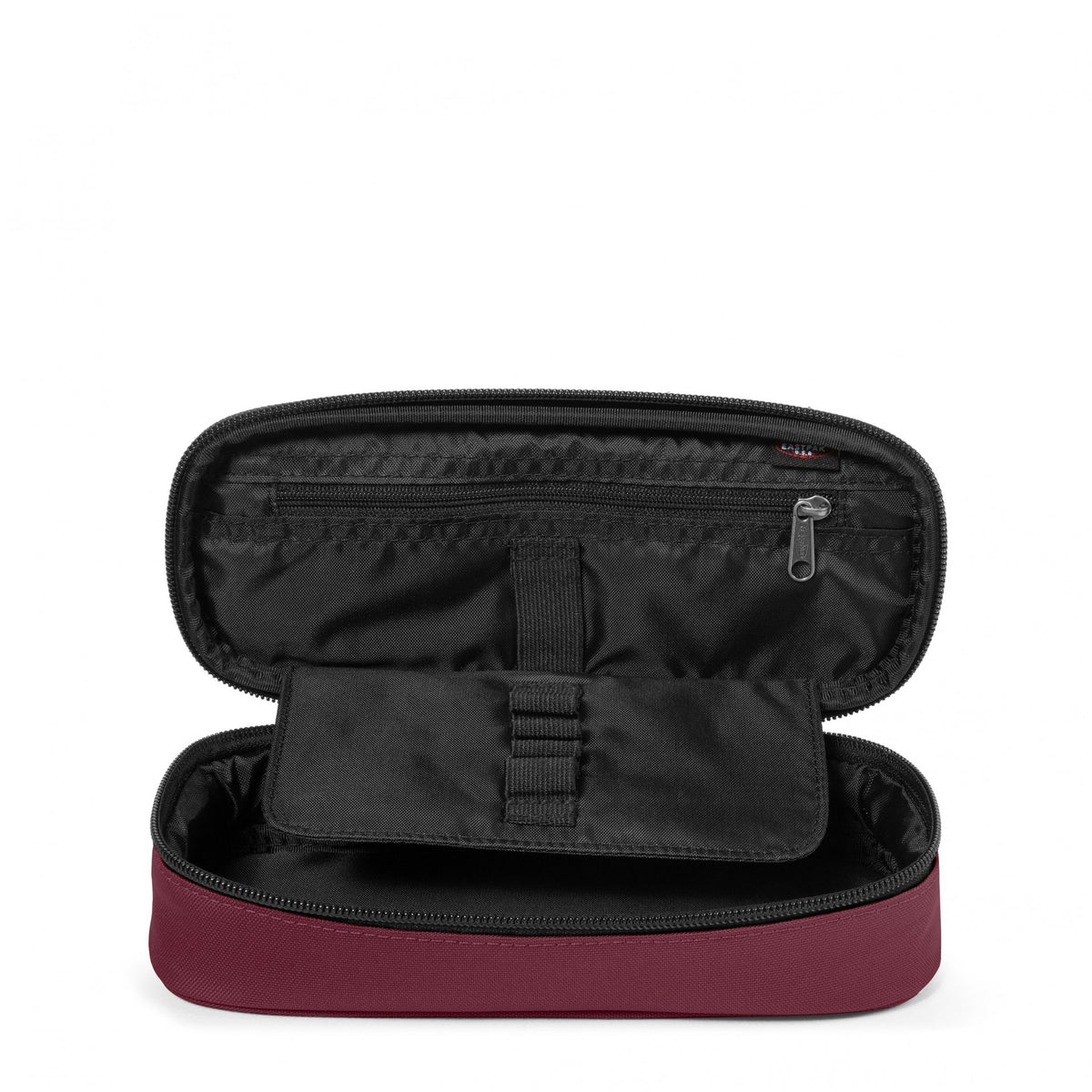 Oval Single Maroon Burgundy
