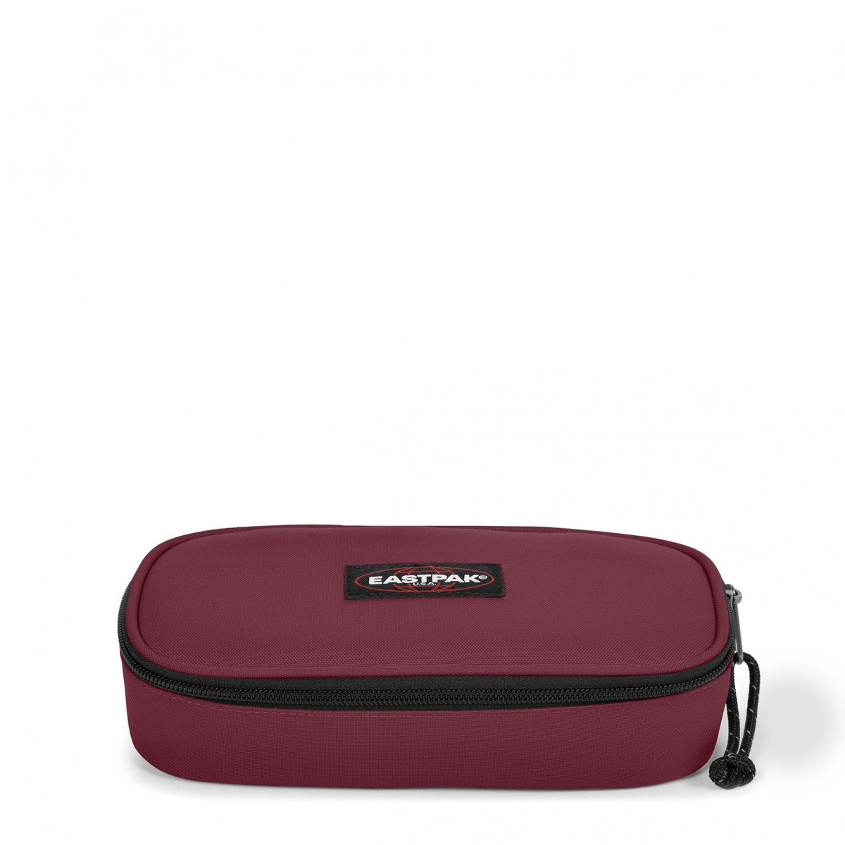 Oval Single Maroon Burgundy