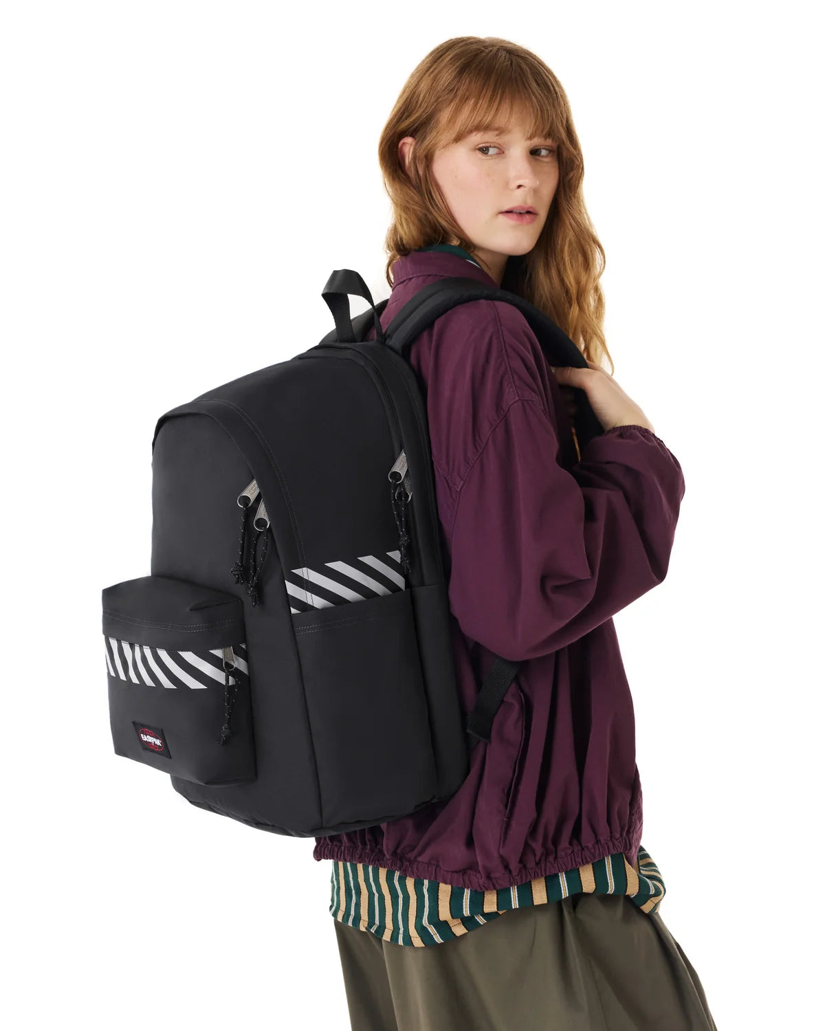 Day Pak'R Authentic Original Refleks Stripe Black