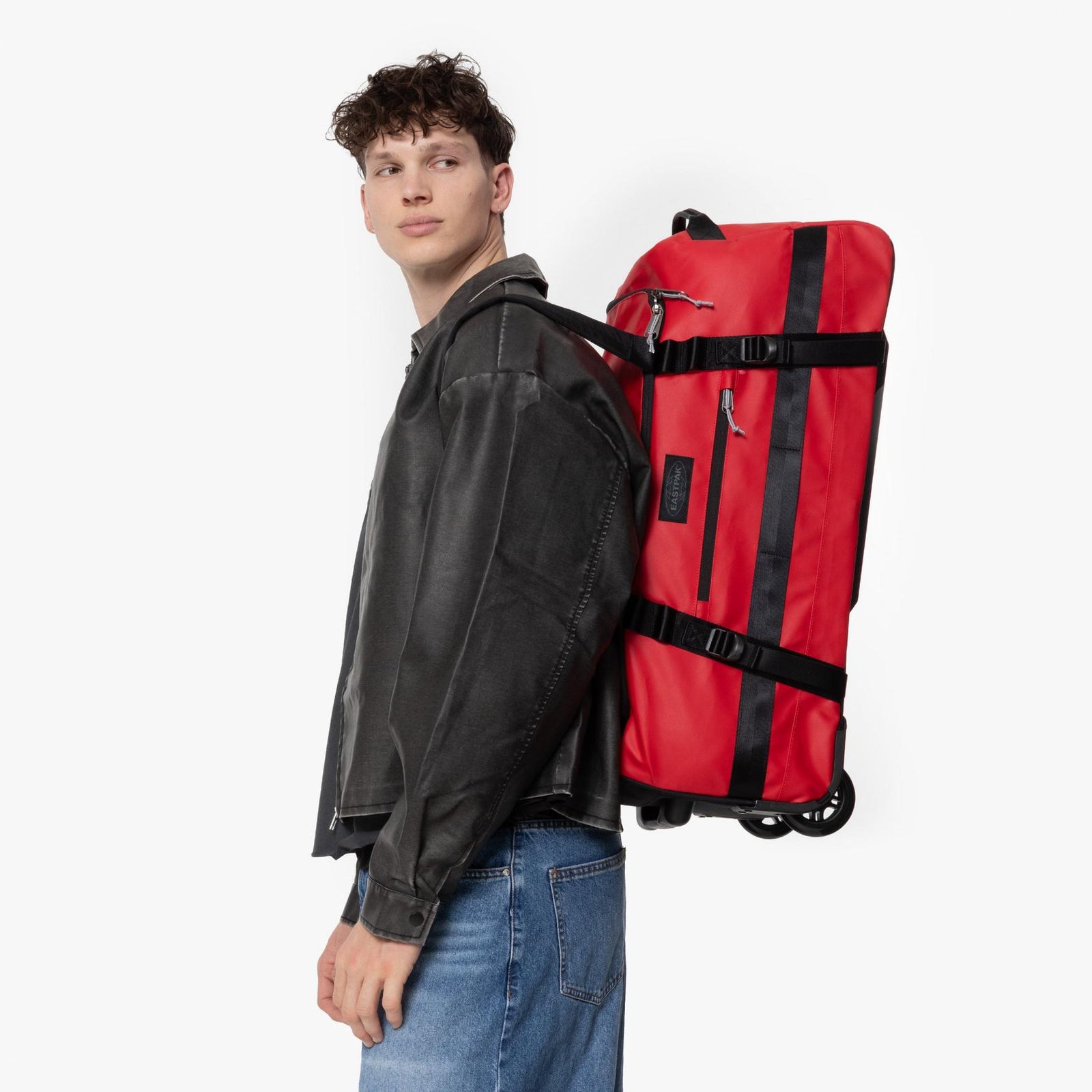 Duffel Pack Wheel M Tarp Red
