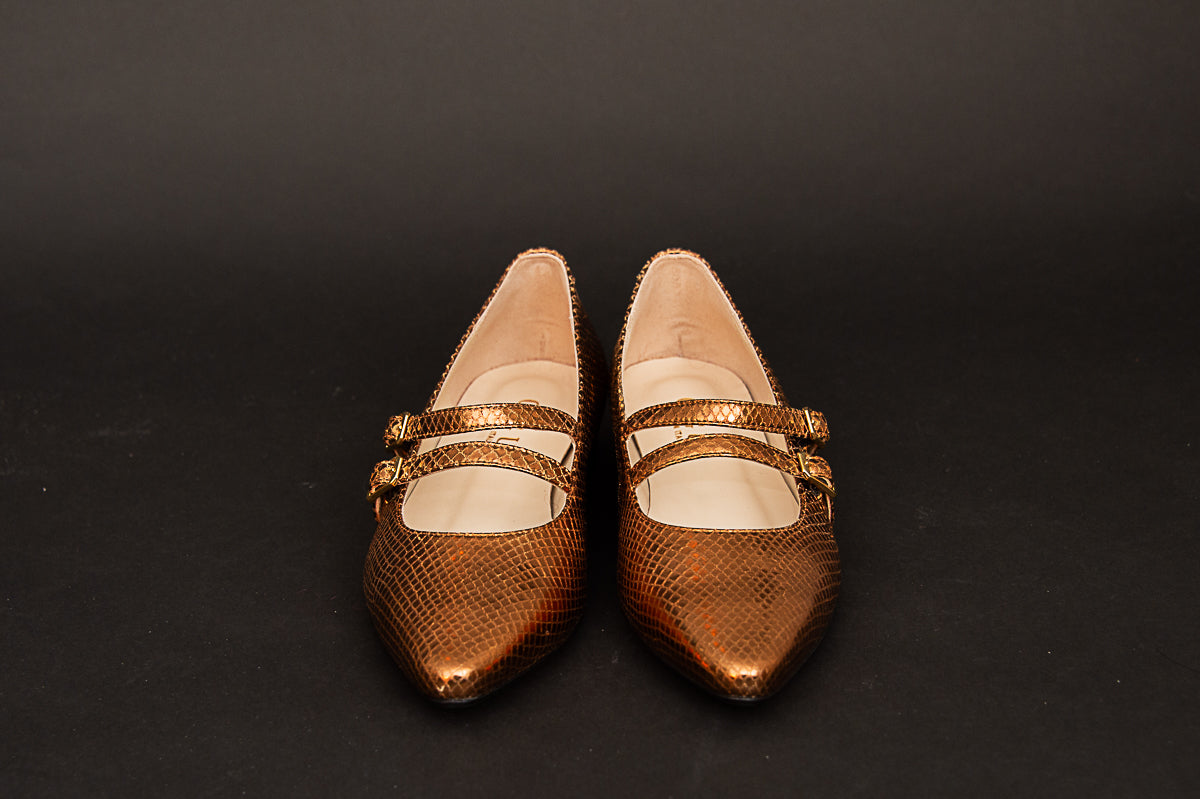 Shoes - Ballerina - Gold