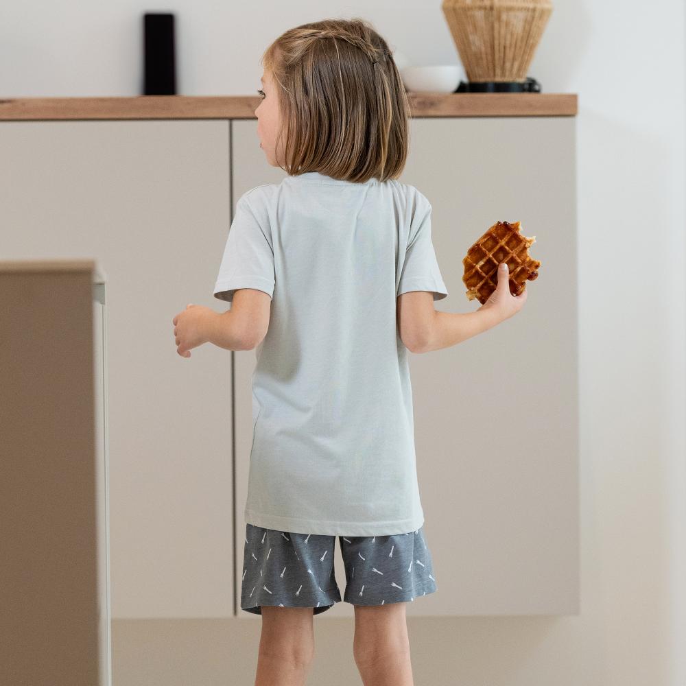 Kid - Short Pyjama - Gris Clair
