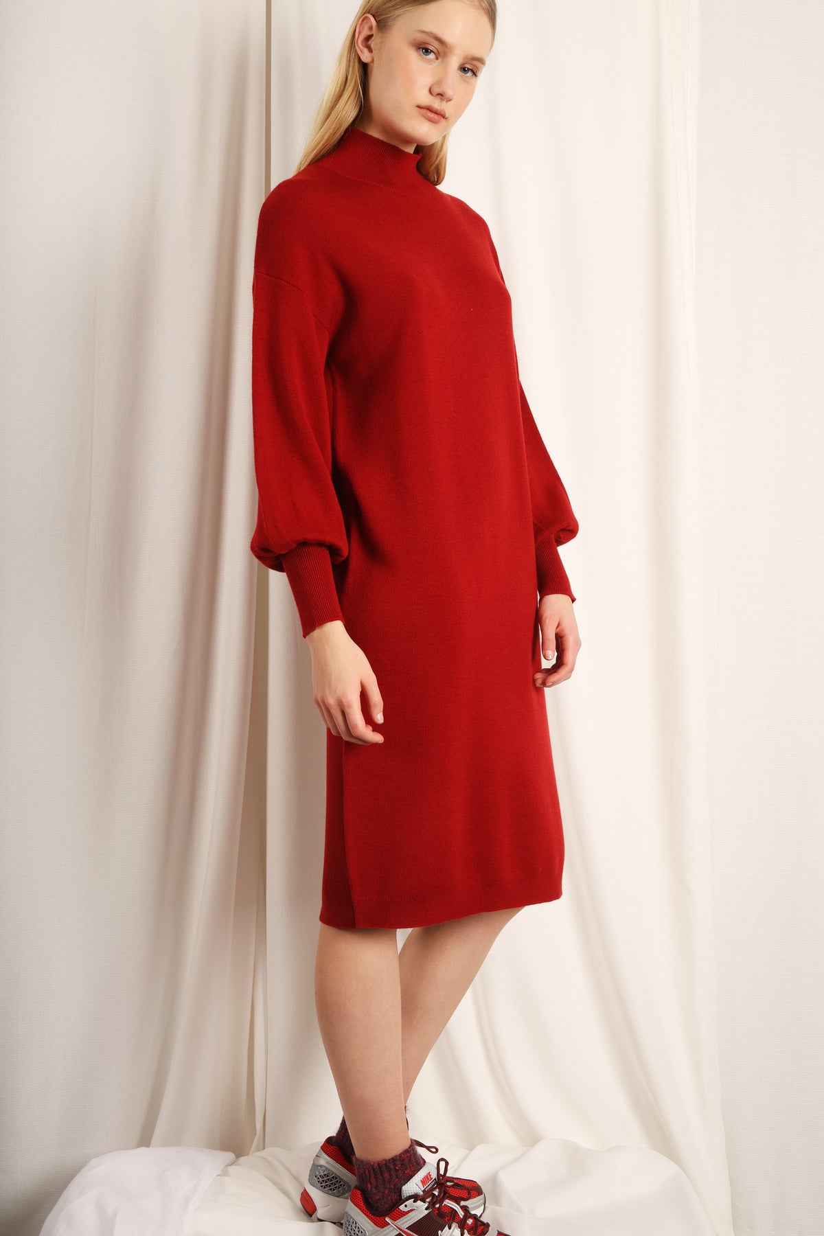 Robe Jersey - Cher - Merlot