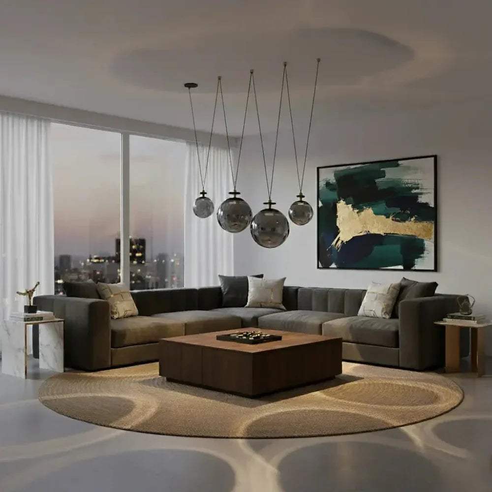 Diane 04 - Suspension - Verre Fume