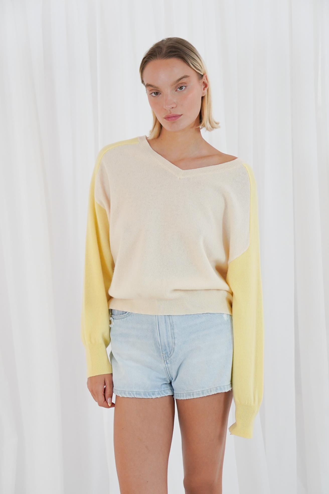 Wheatridge - Offwhite/Butter Yellow