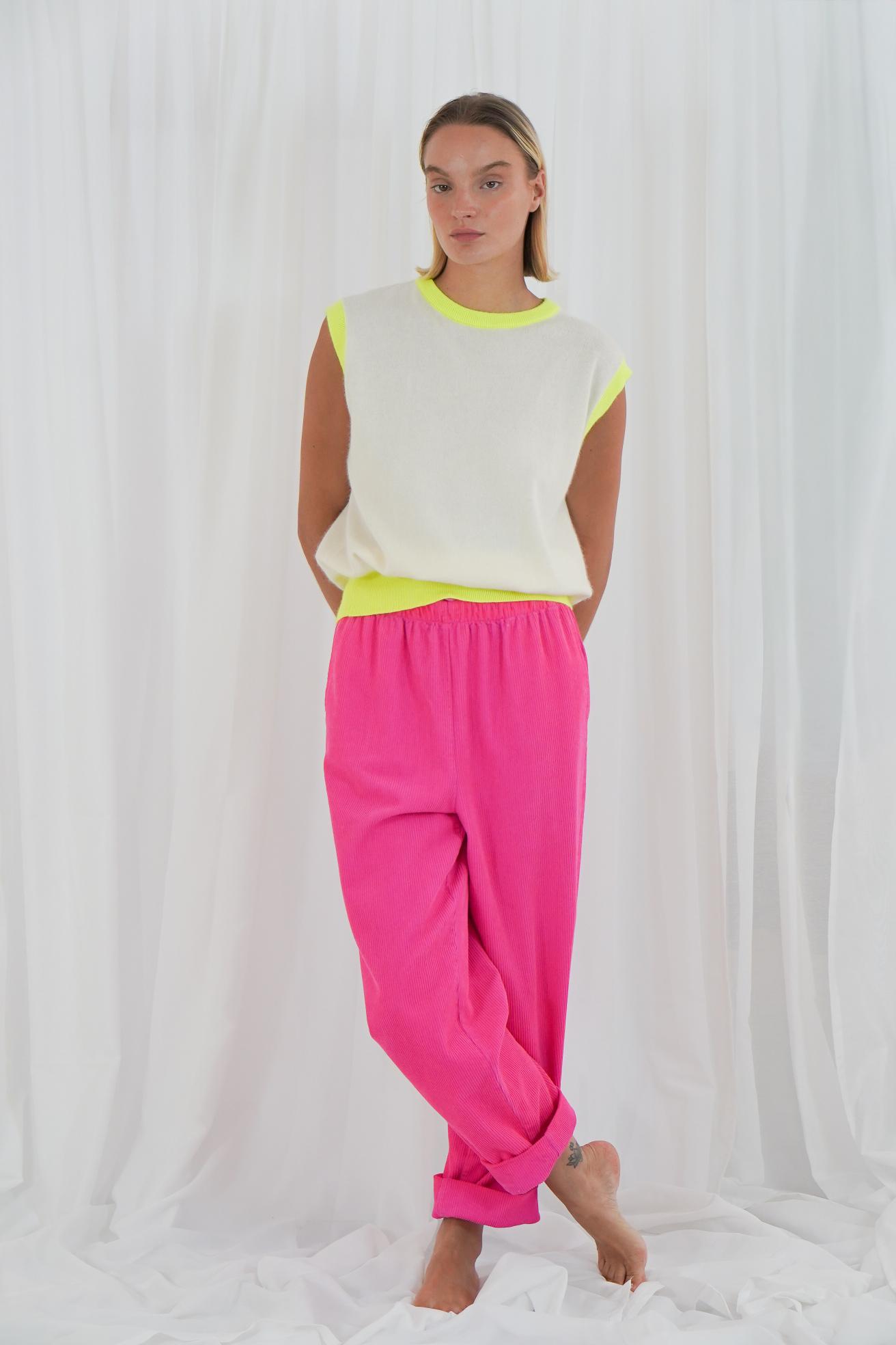 Buenavista - Offwhite/Neon Yellow