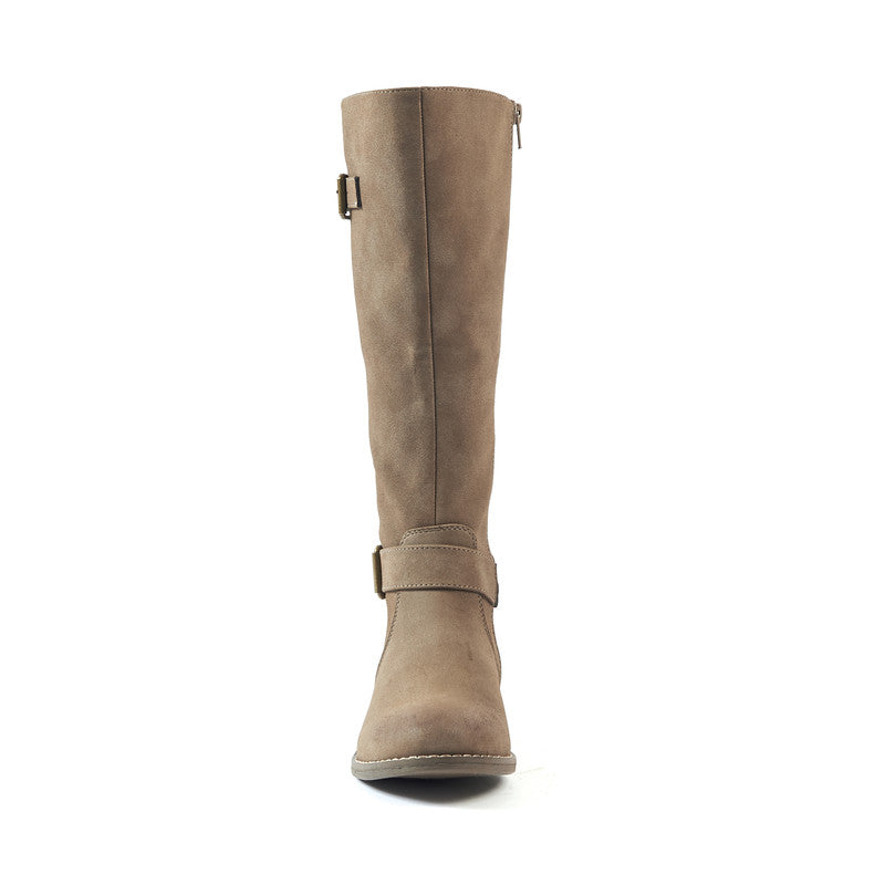 Bottes Mollets Larges XL - Modèle Isabelle - Taupe