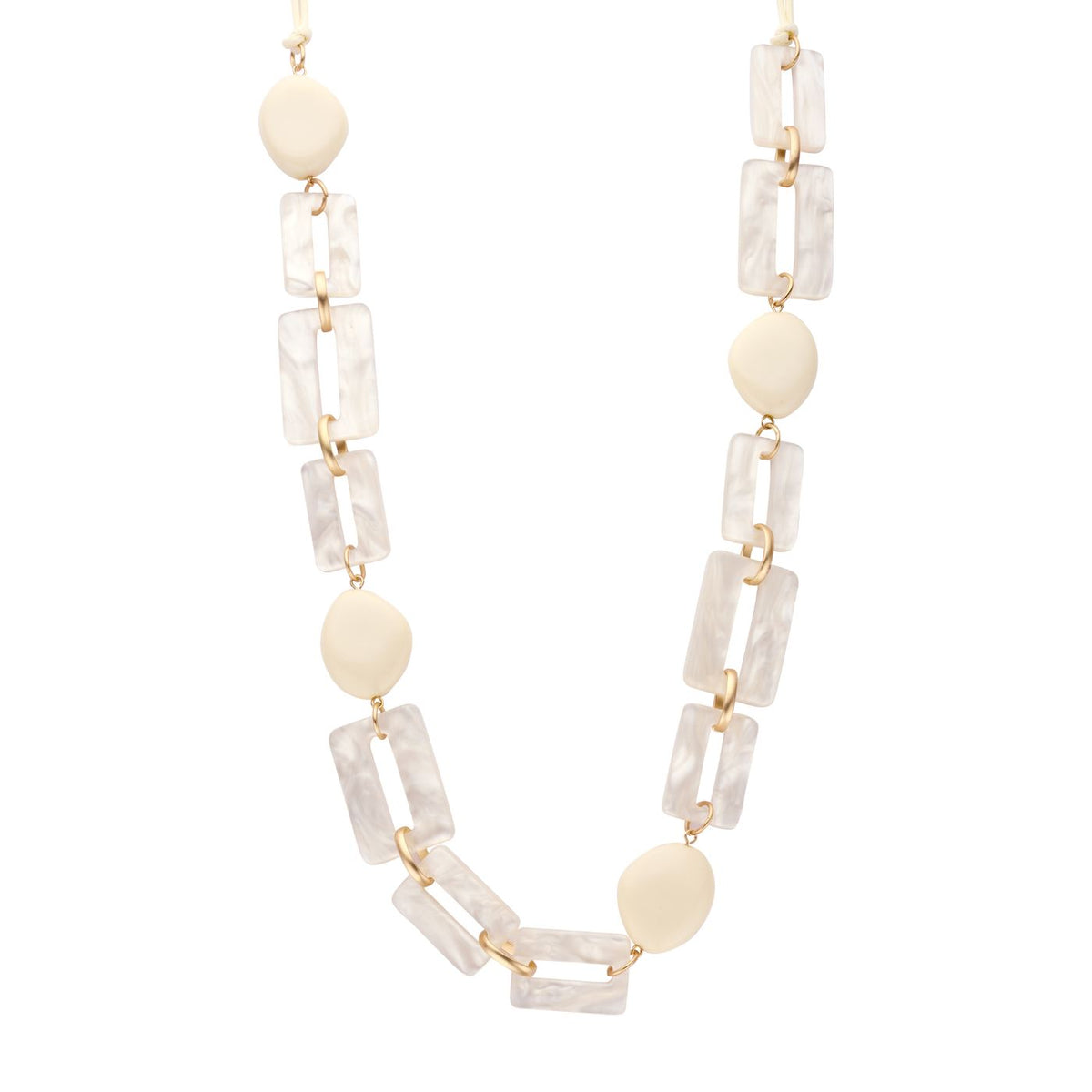 Collier - Kamila Halsketting Ecru