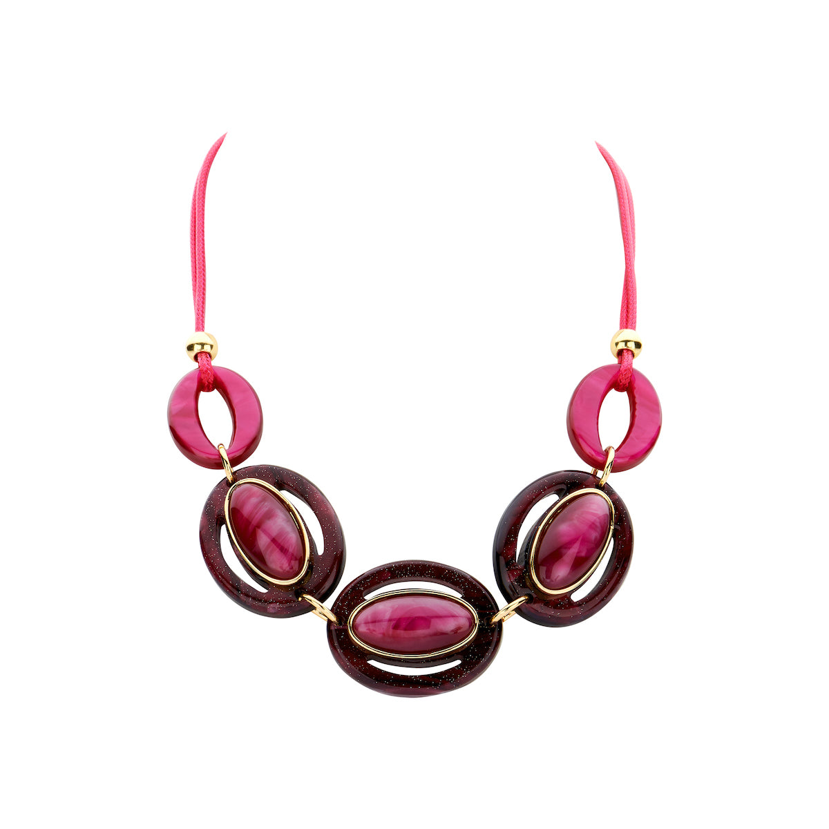 Collier - Karla Aubergine