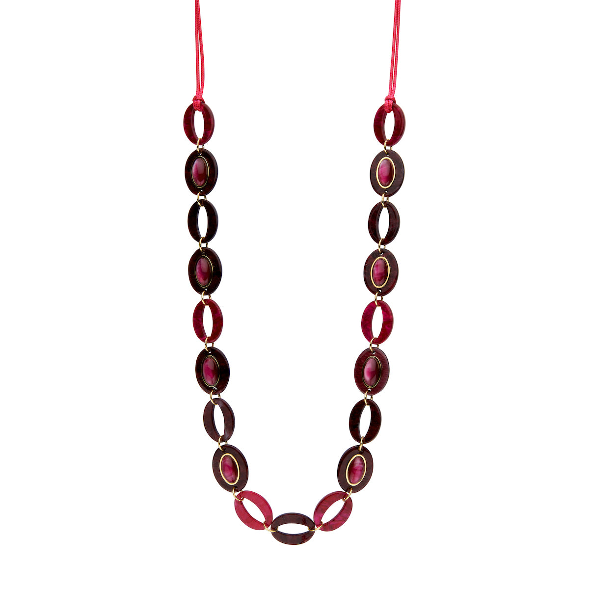 Collier - Karlalang Aubergine