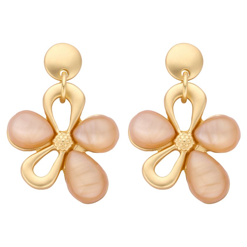 Boucles D'Oreilles - Klaas Oorbellen Beige