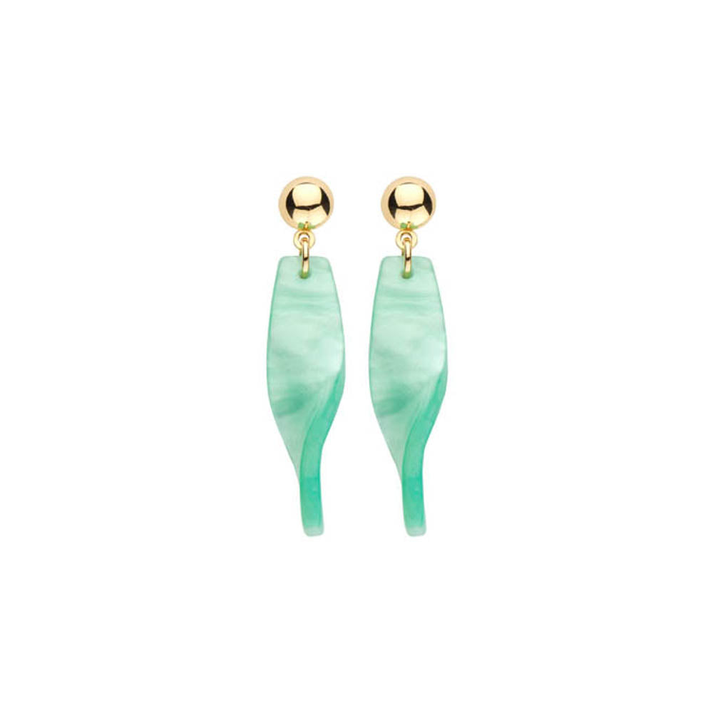 Boucles D&#39;Oreilles - Klas Vert Clair