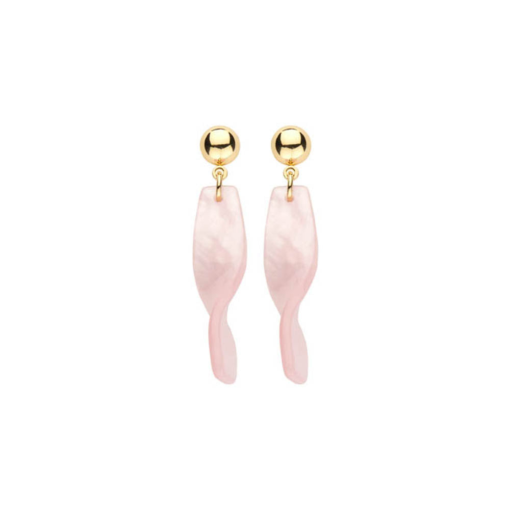 Boucles D'Oreilles - Klas Rose Clair