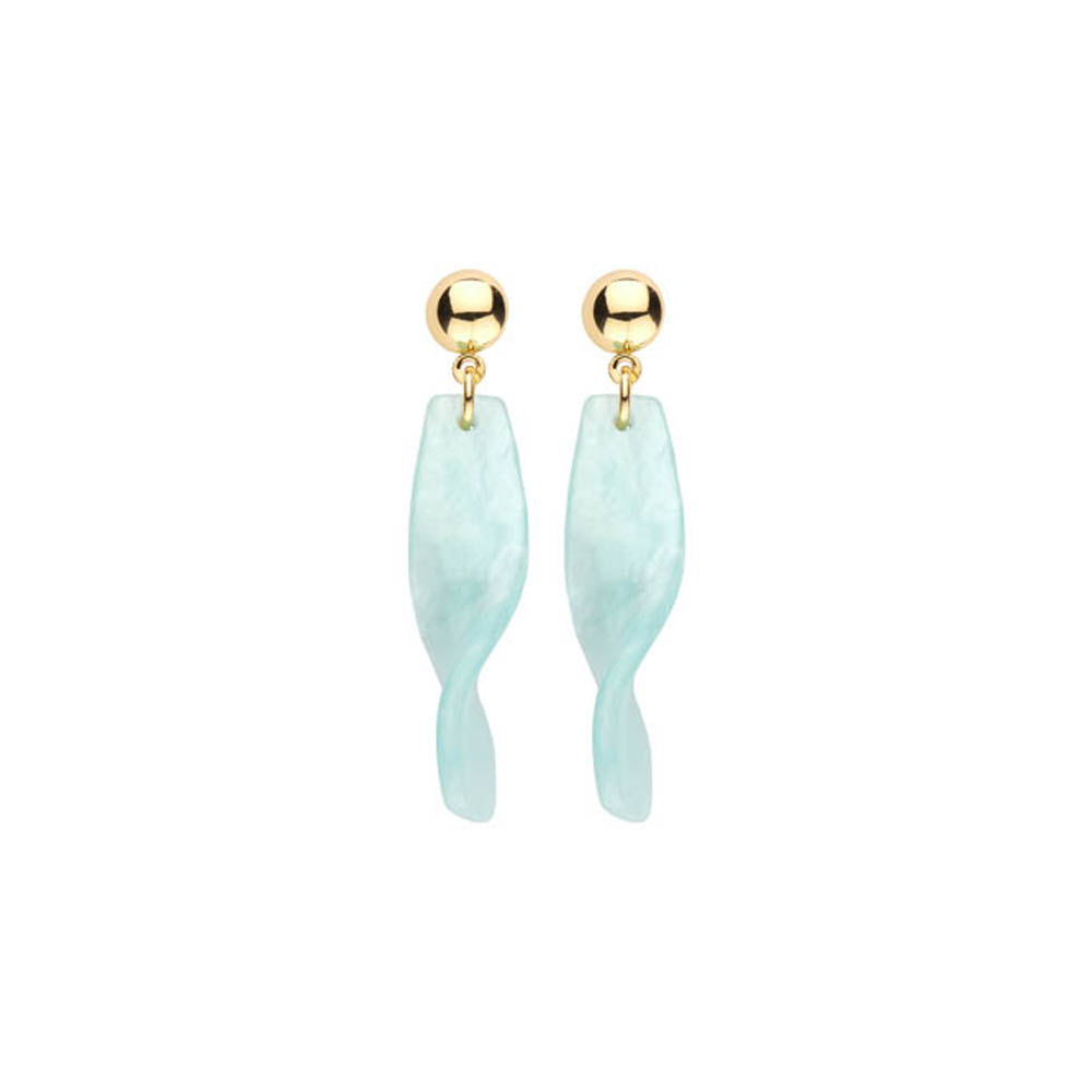 Boucles D&#39;Oreilles - Klas Vert Eau