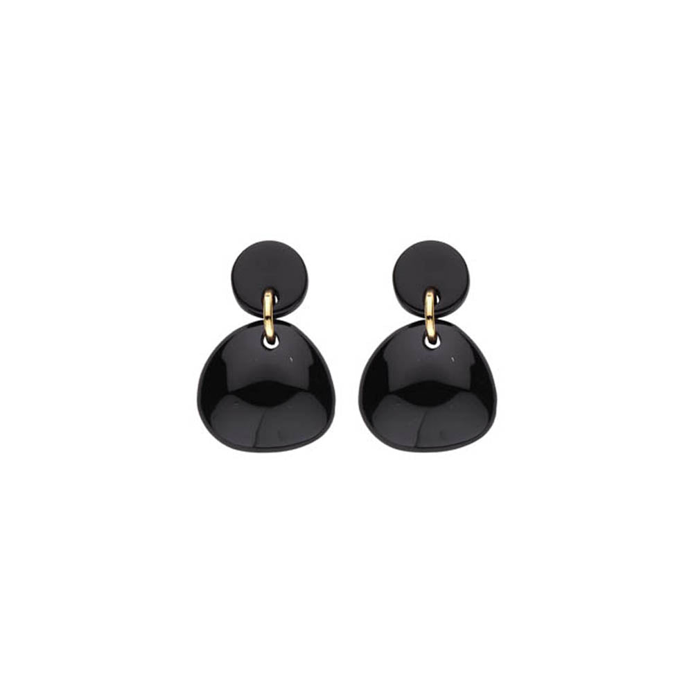 Boucles D&#39;Oreilles - Kob25 Noir