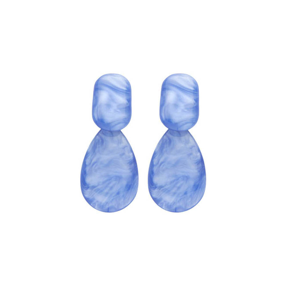 Boucles D&#39;Oreilles - Kob27 Bleu Clair