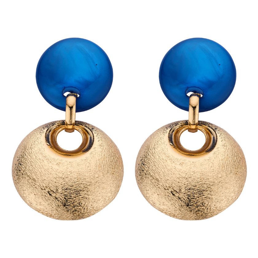 Boucles D'Oreilles - Kob29 Oorbellen Jeansblauw