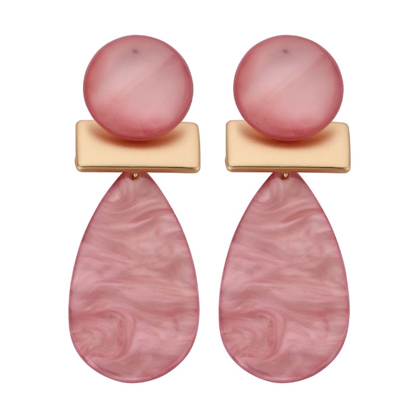Boucles D'Oreilles - Kob32 Oorbellen Vieux Rose
