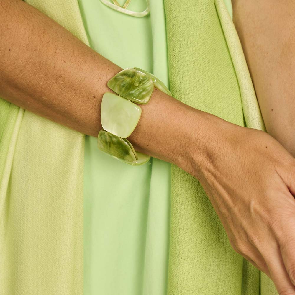 Bracelet - Kodi Vert Foncé/Vert Clair