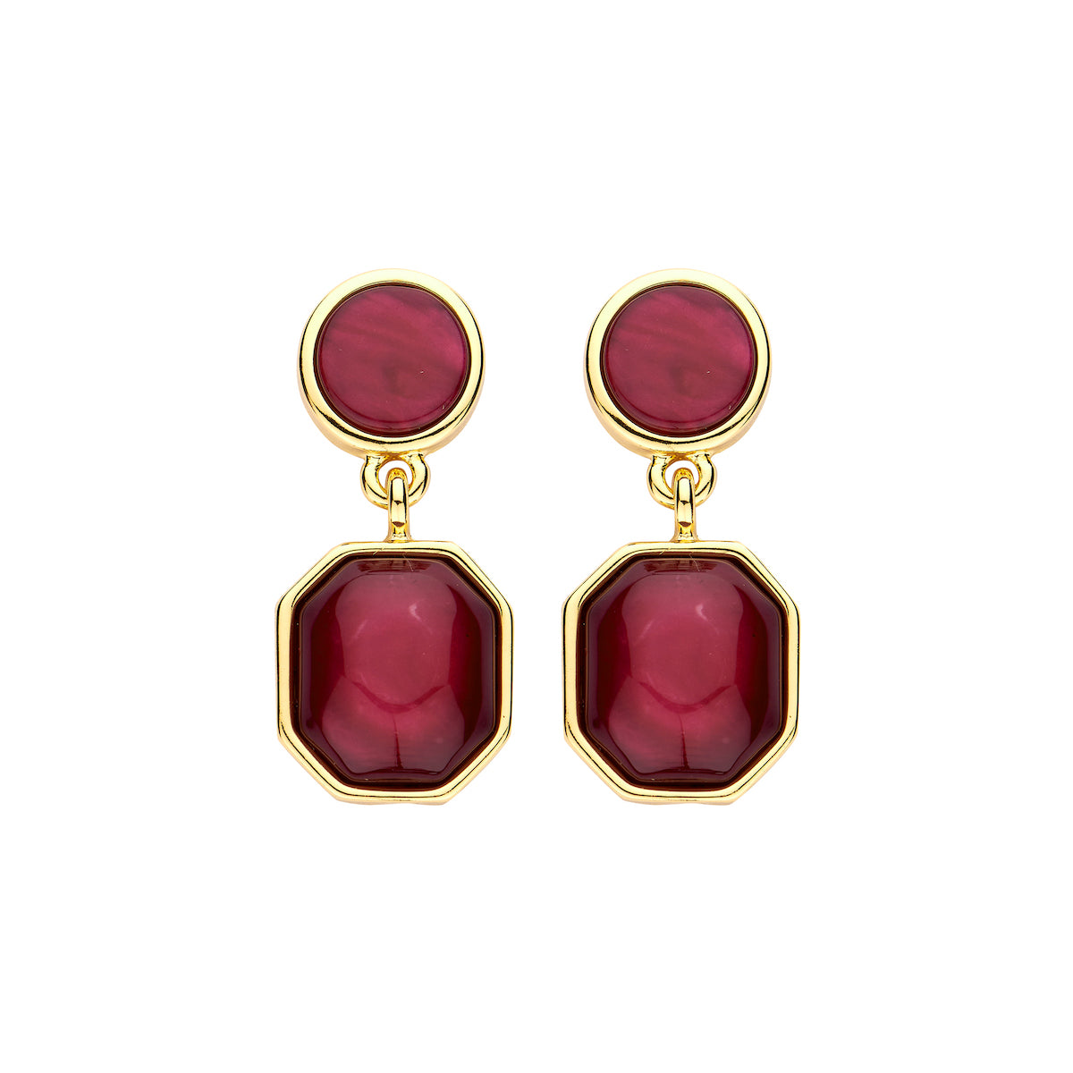 Boucles - Kolli D'Oreilles Aubergine