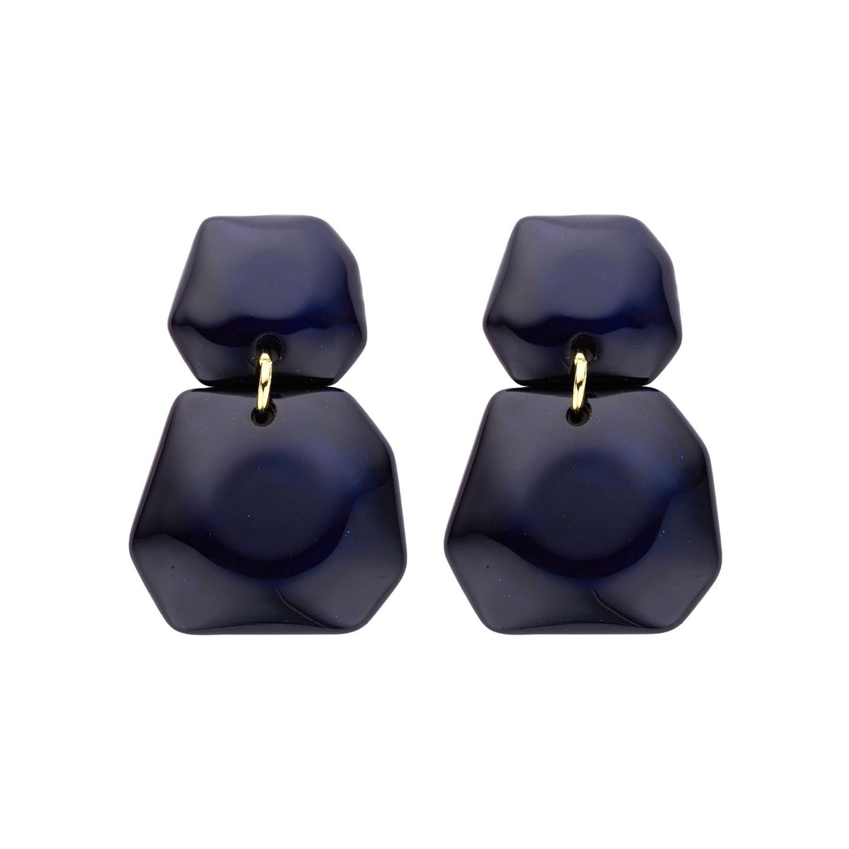Boucles D'Oreilles - Koralie Oorbellen Donkerblauw