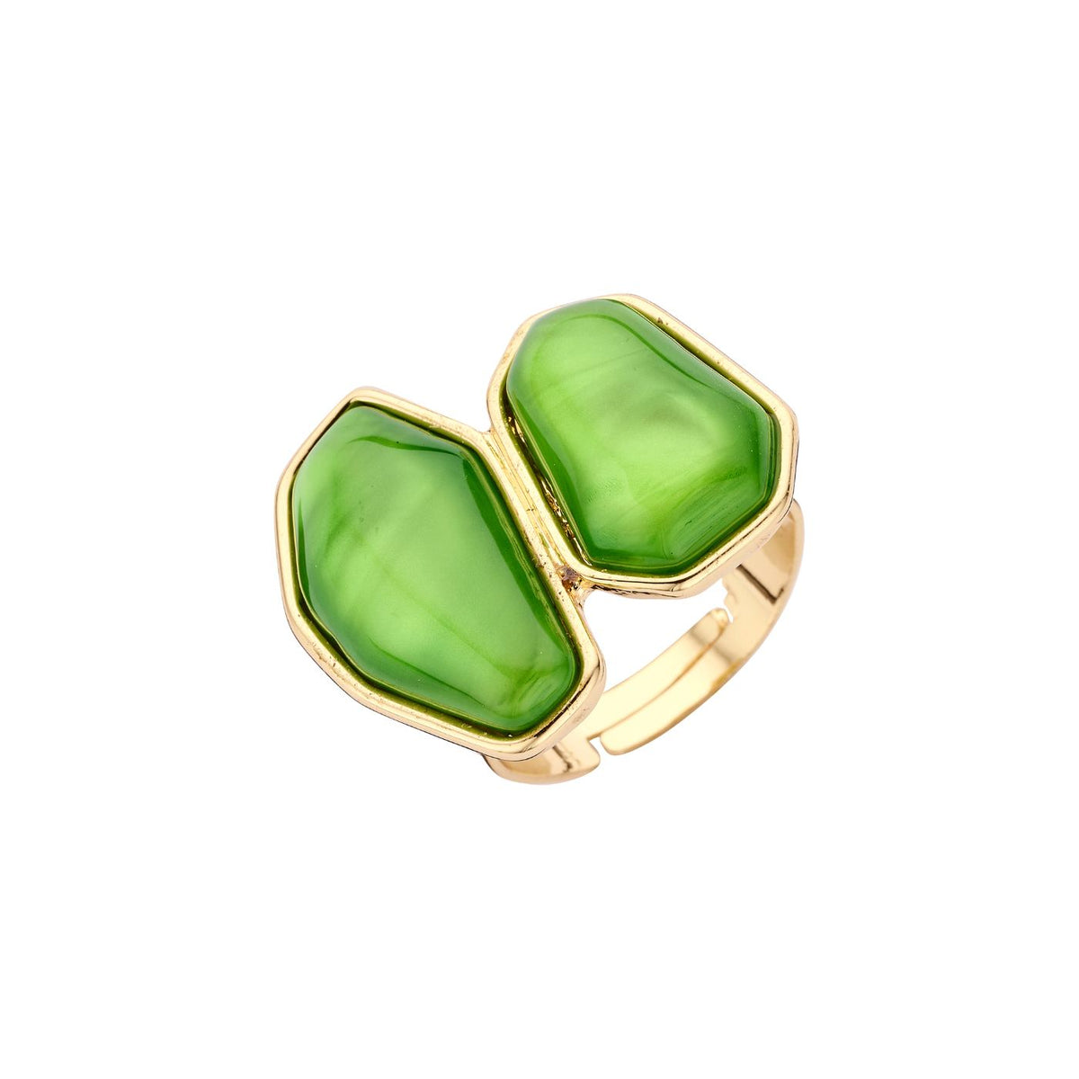 Bague - Kri4 Ring Groen