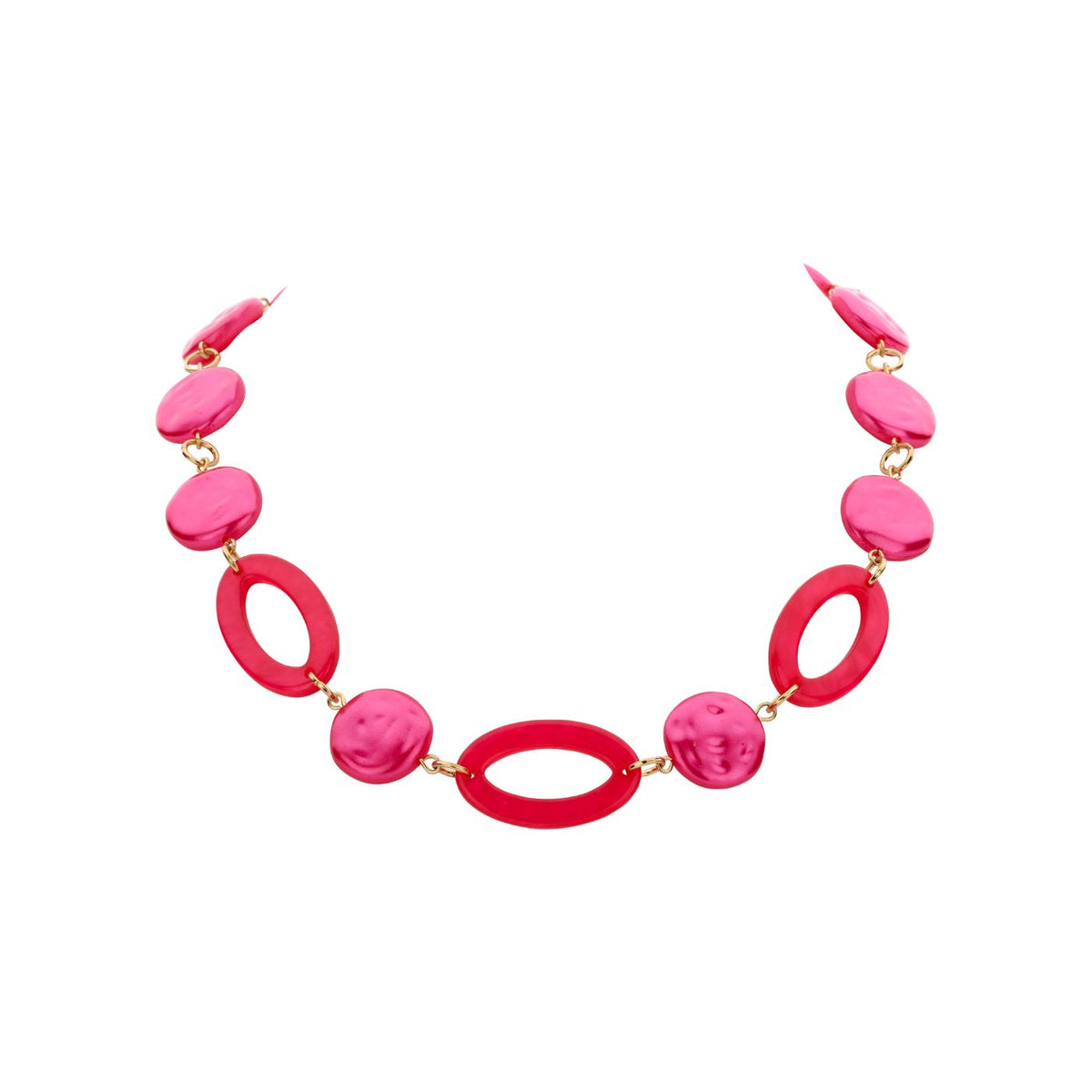Collier - Karn Halsketting Fuchsia