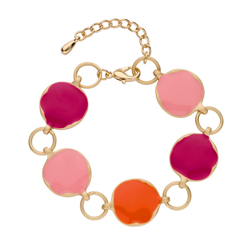 Bracelet - Kent Armband Multi Roze