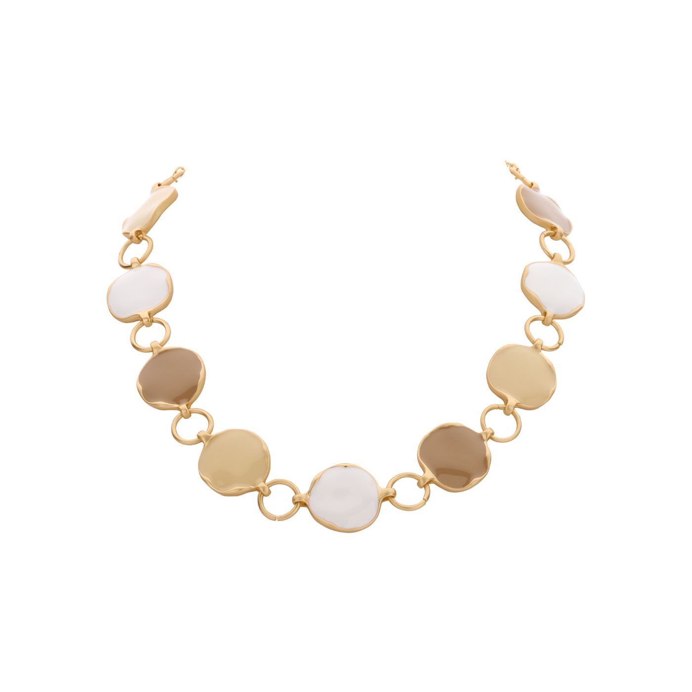 Collier - Kent Halsketting Multi Beige