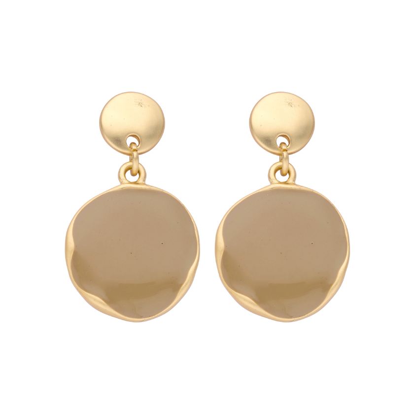 Boucles D'Oreilles - Kent Oorbellen Taupe