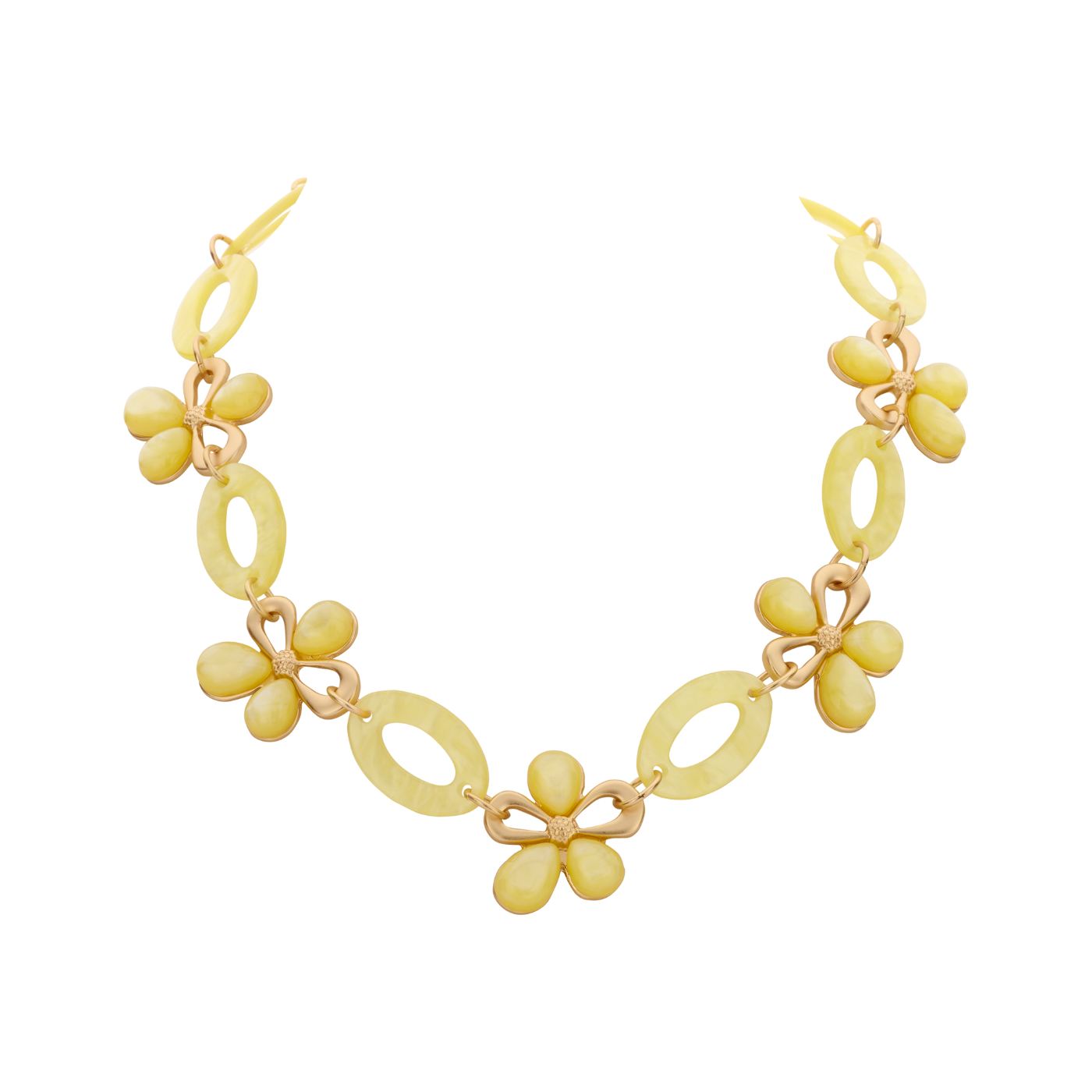 Collier - Klaas Halsketting Geel