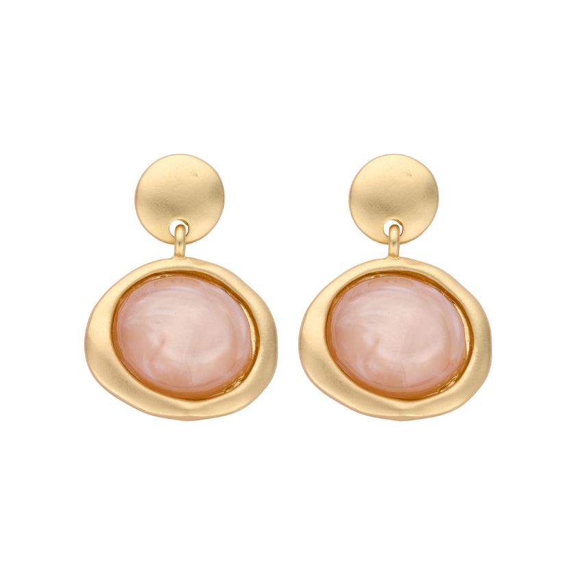 Boucles D'Oreilles - Kobe Oorbellen Beige