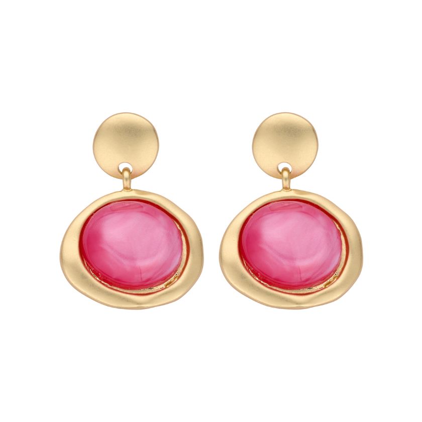 Boucles D'Oreilles - Kobe Oorbellen Fuchsia