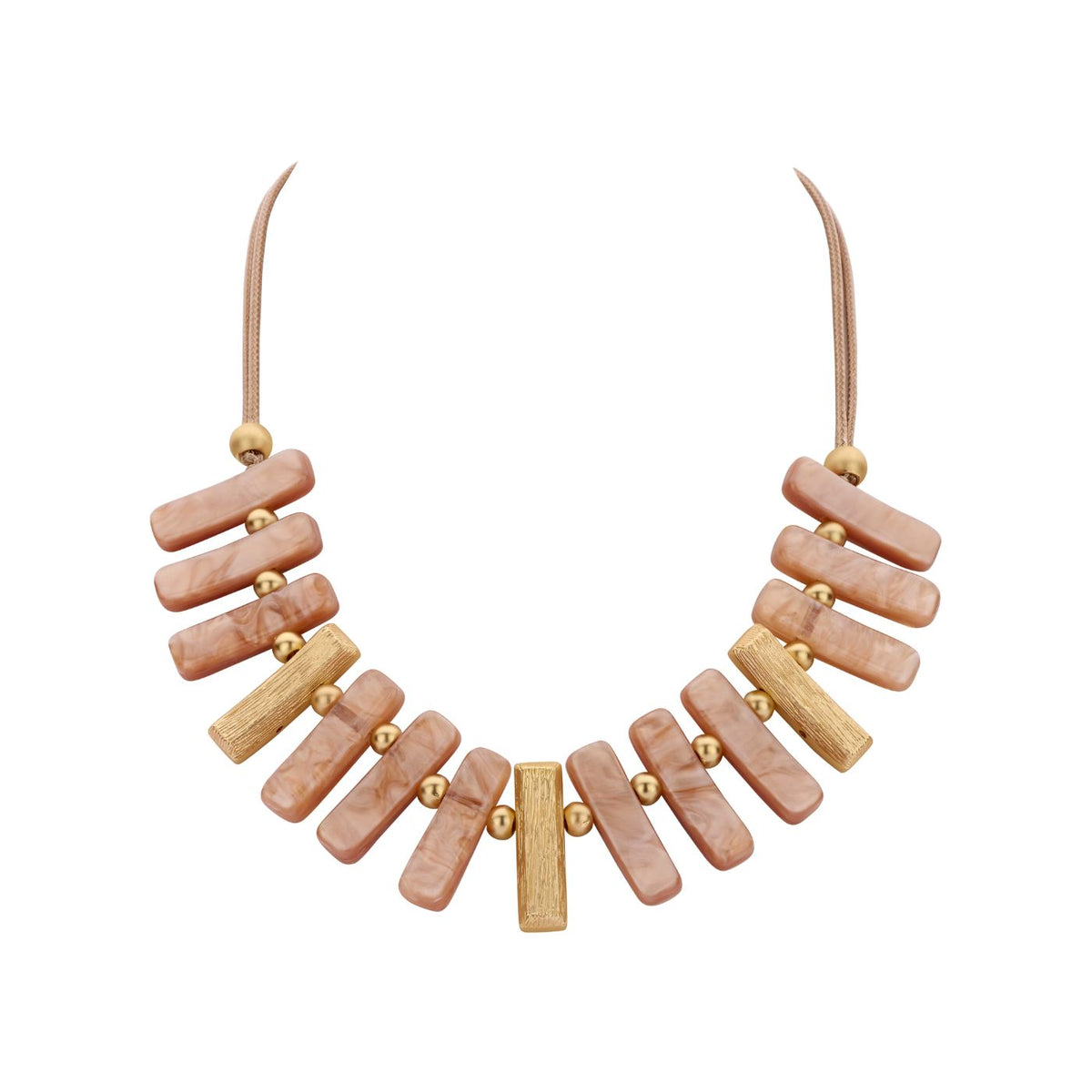 Collier - Konnor Halsketting Beige