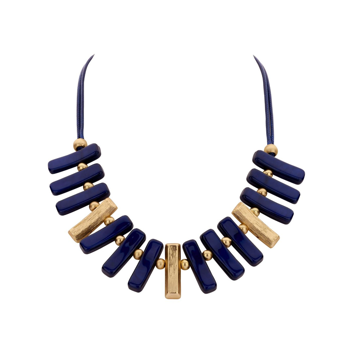 Collier - Konnor Halsketting Donkerblauw