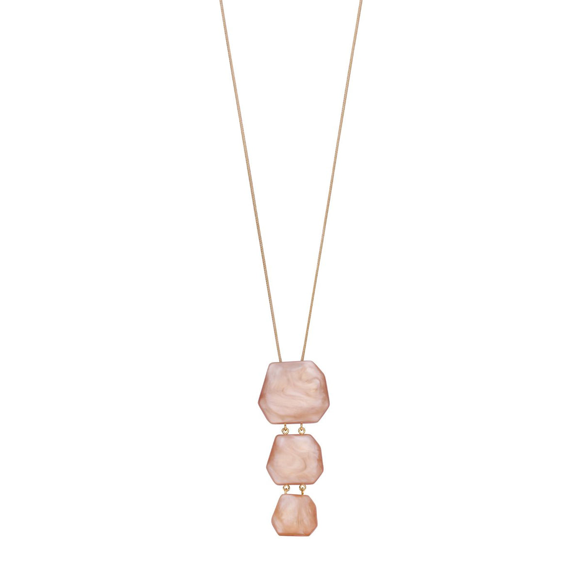 Collier - Koralie Halsketting Beige