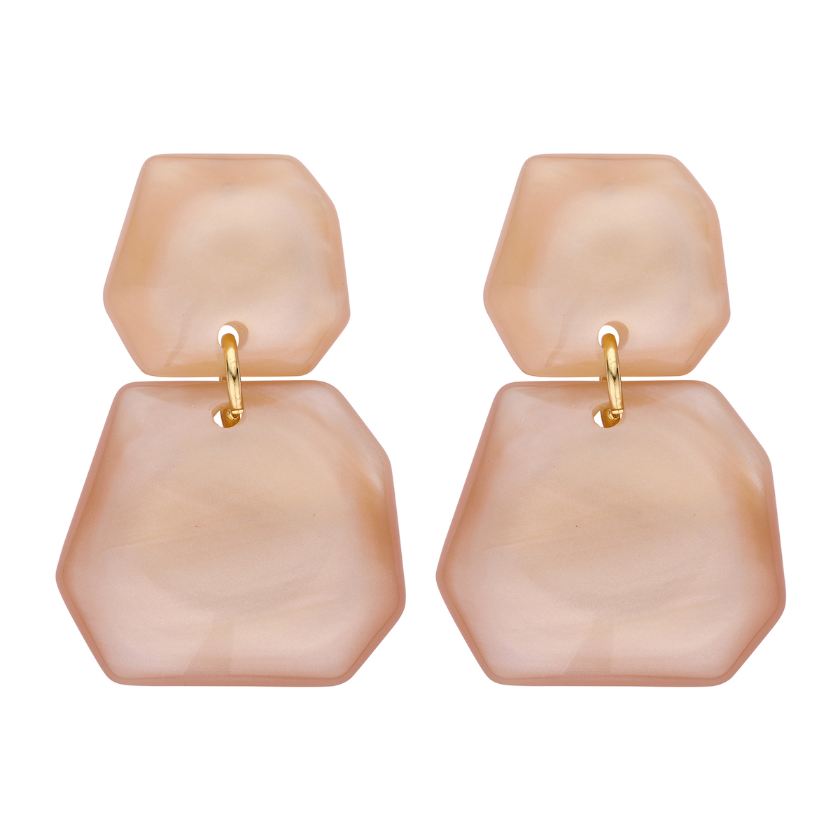 Boucles D'Oreilles - Koralie Oorbellen Beige