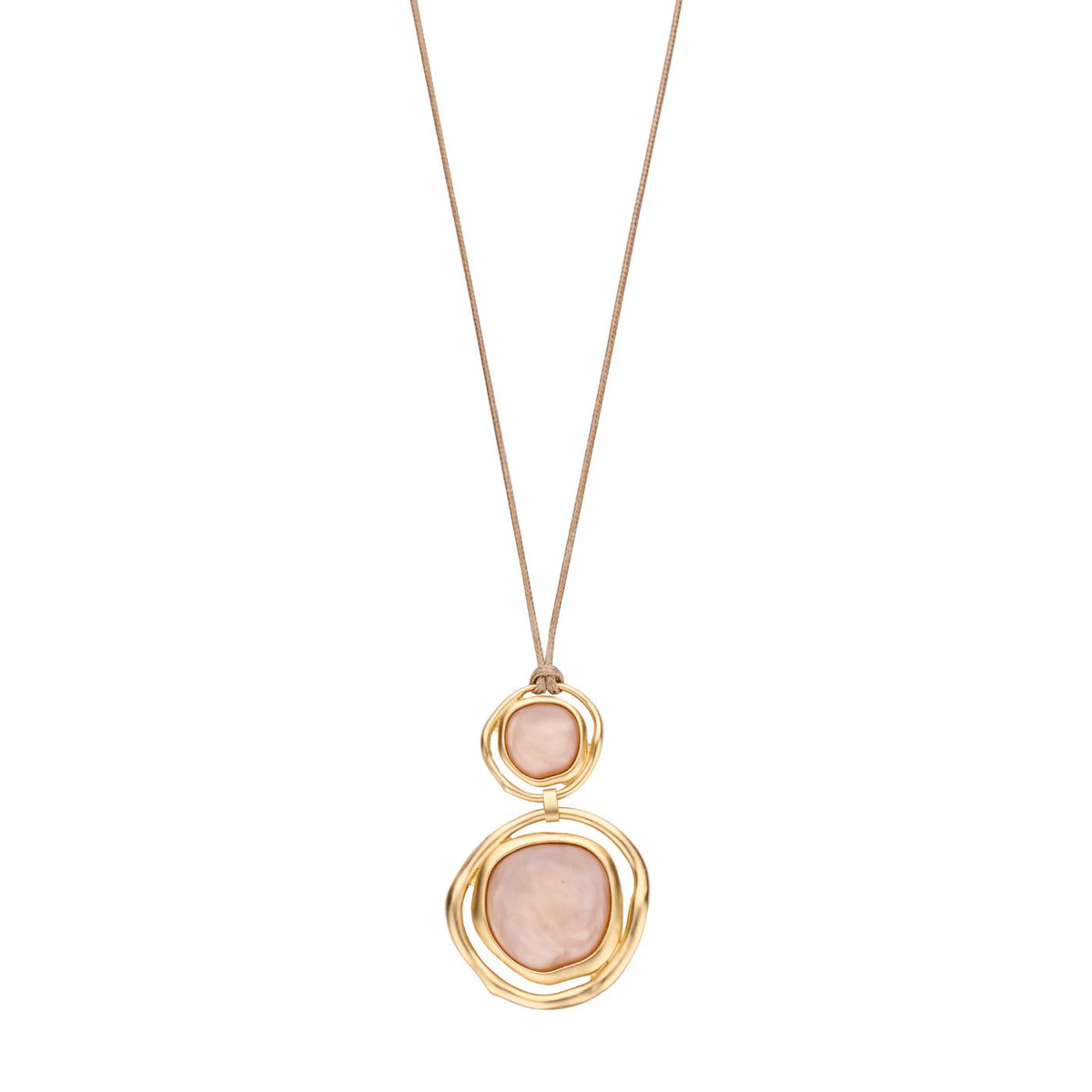 Collier - Kurt Halsketting Beige