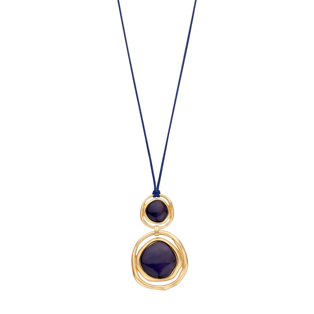 Collier - Kurt Halsketting Donkerblauw