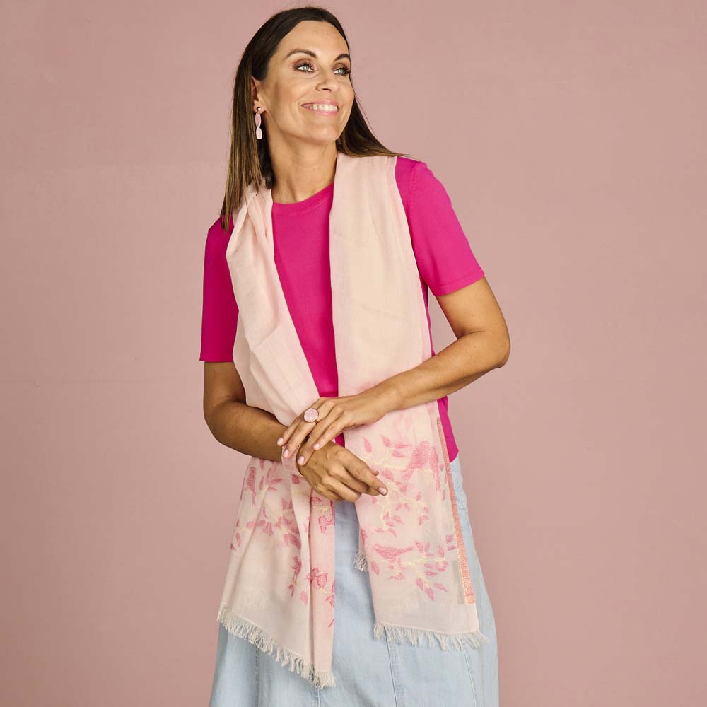 Écharpe - Lcscarves169 Rose