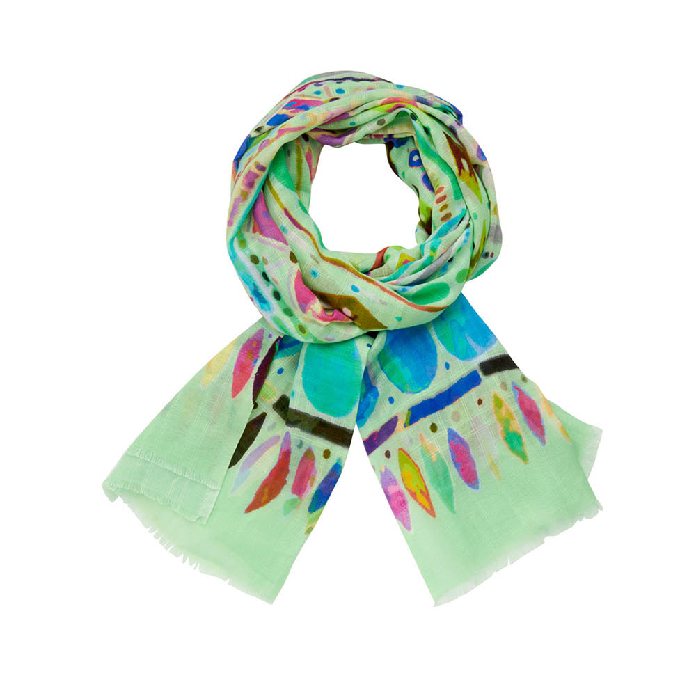 Écharpe - Lcscarves176 Multi Vert