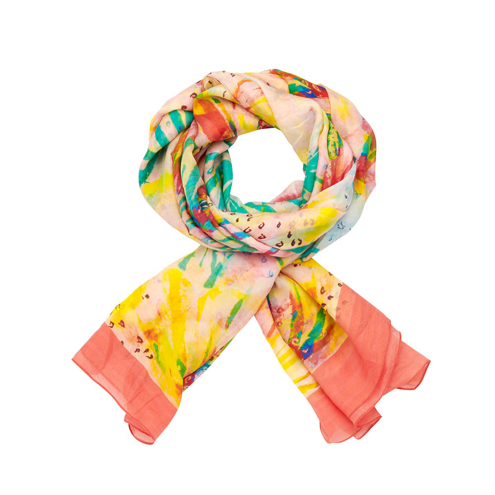 Écharpe - Lcscarves194 Multi Fuchsia