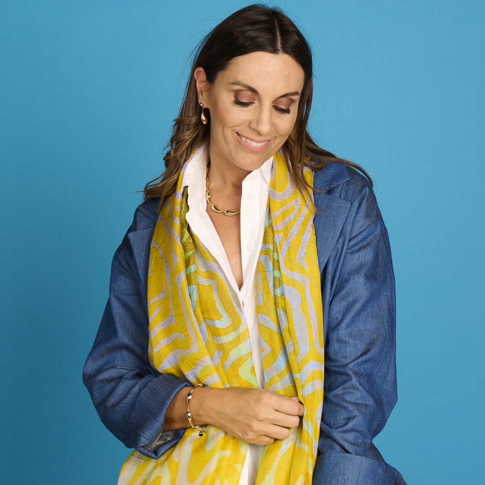 Écharpe - Lcscarves197 Multi Jaune
