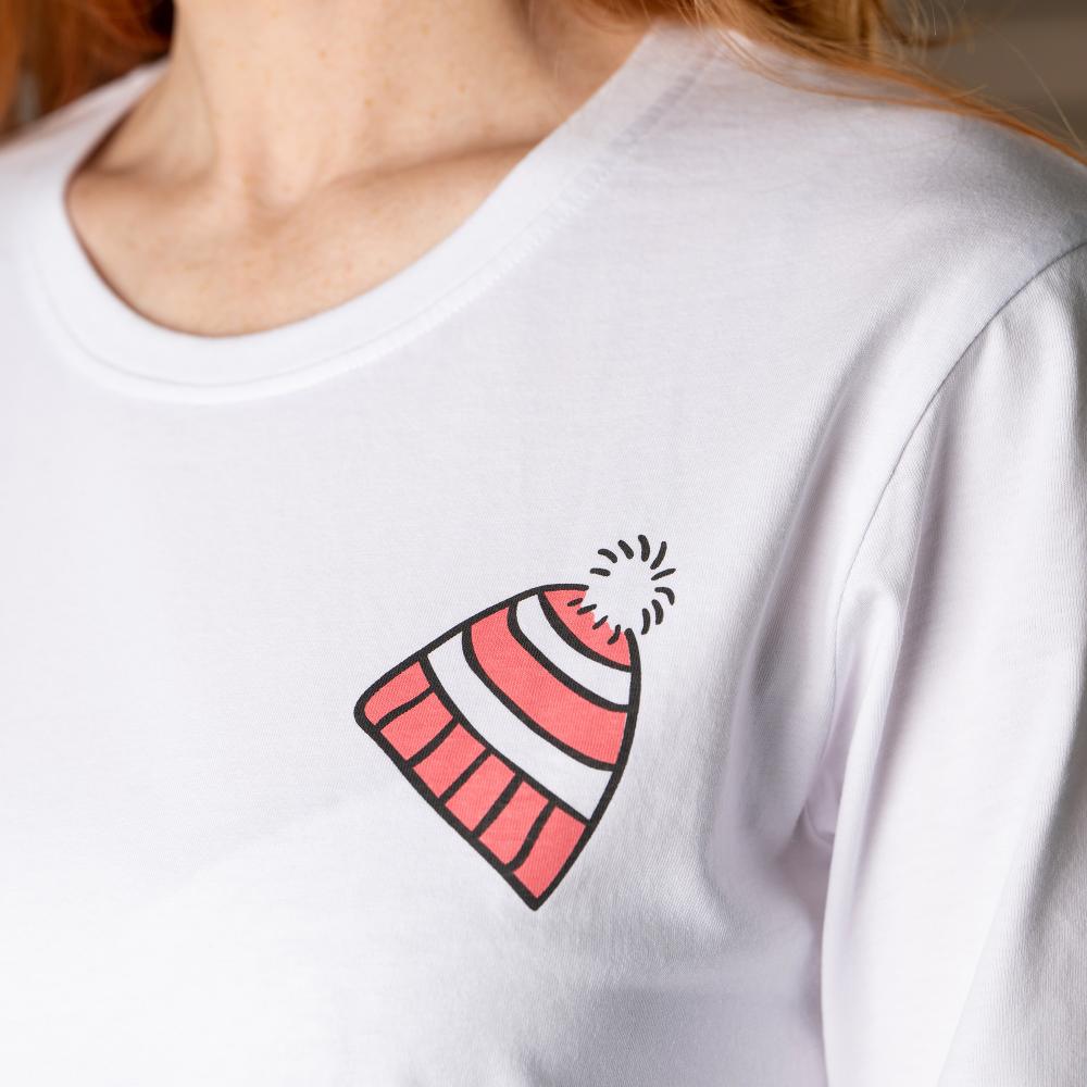Pyjama flannelle et jersey - Femme - Blanc Et Bleu
