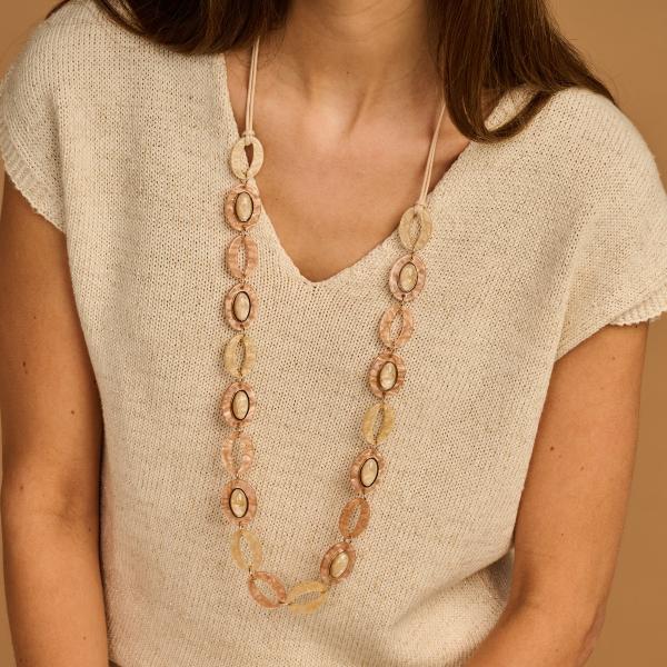 Collier - Karlalang Ecru